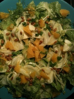 Sunny Fennel-Orange Salad and Groundhog Day